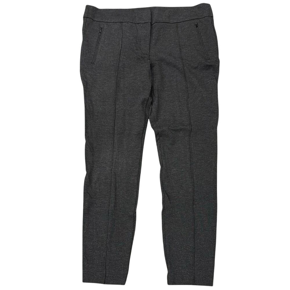 LOFT Women's Seamed Ponte Pant Charcoal Grey Size 14